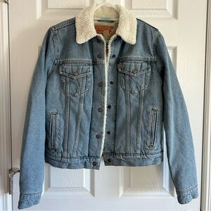 Levi's Denim Trucker Jacket with Sherpa